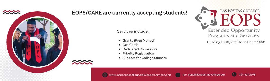 EOPS/CARE are currently accepting students!