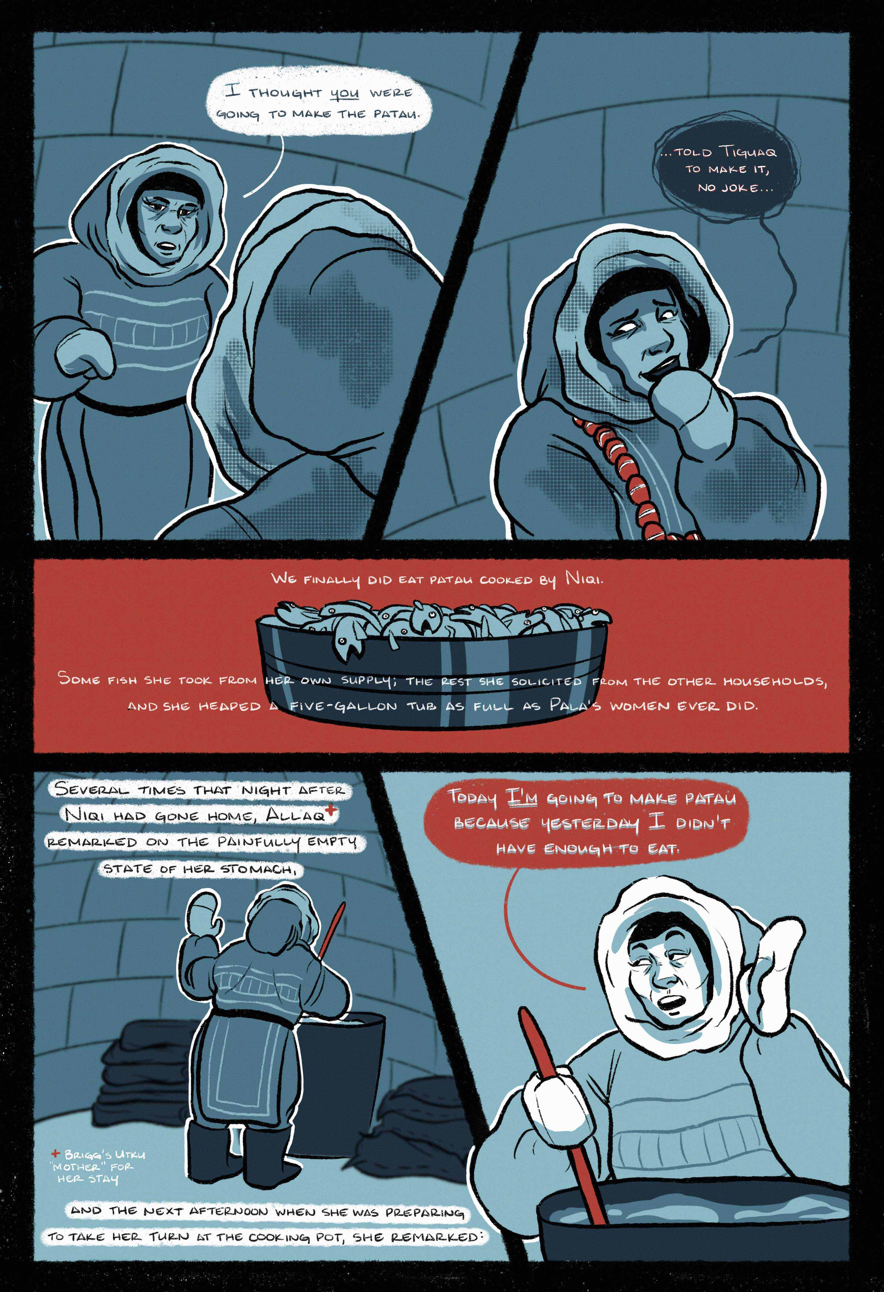 Quip Johnson Graphic Novel Version of an excerpt from Jean Briggs's Never in Anger