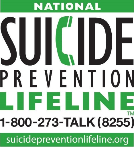 Suicide Prevention 1-800-273-8255