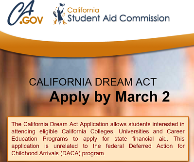 CADAA-CA Dream Act Application