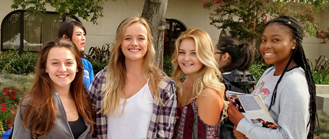 Students at Transfer Day