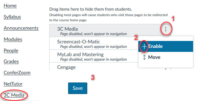 Activating 3C Media in Canvas