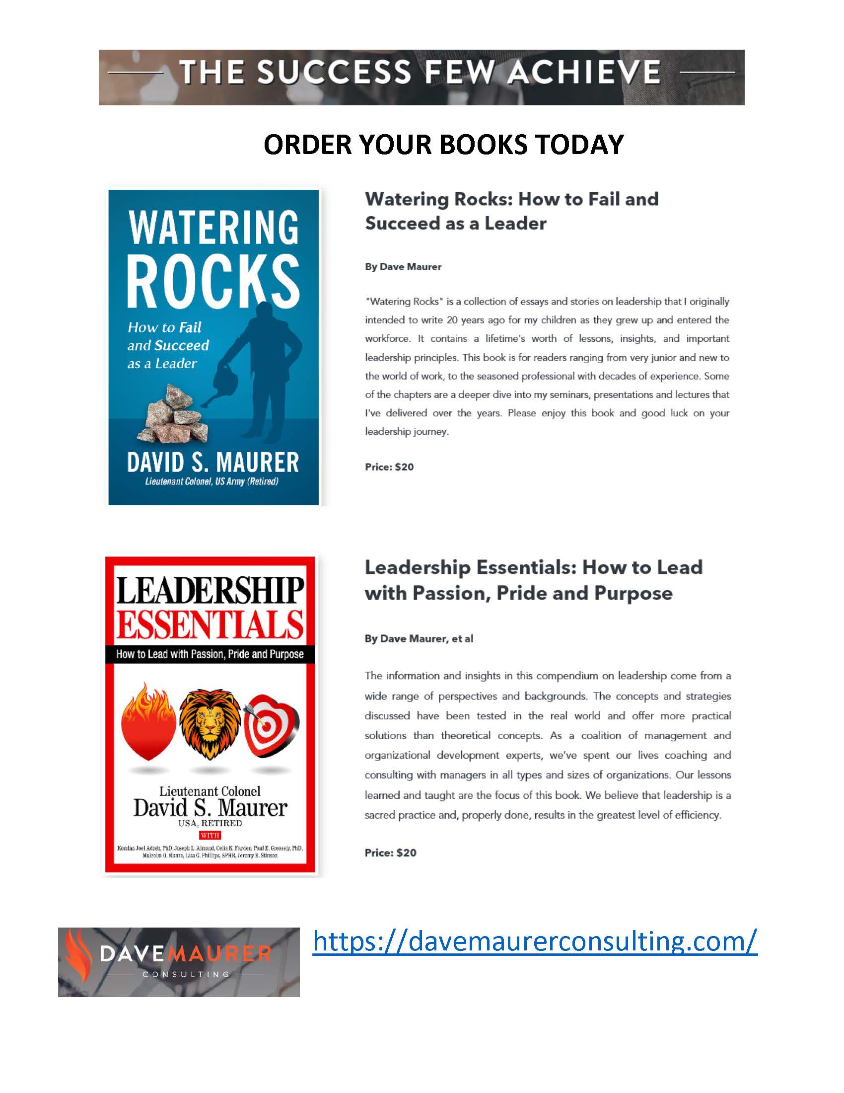 Leadership books