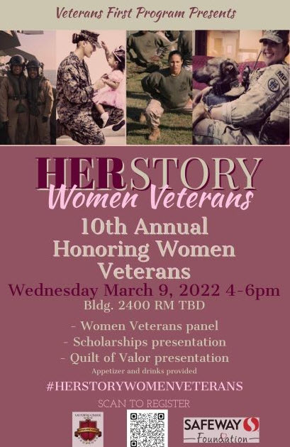 Honoring Women Veterans event