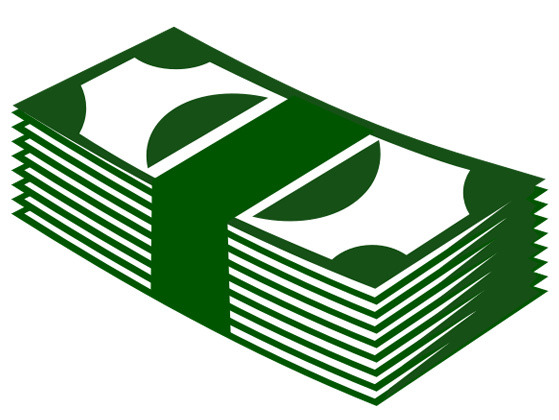 Cash icon.