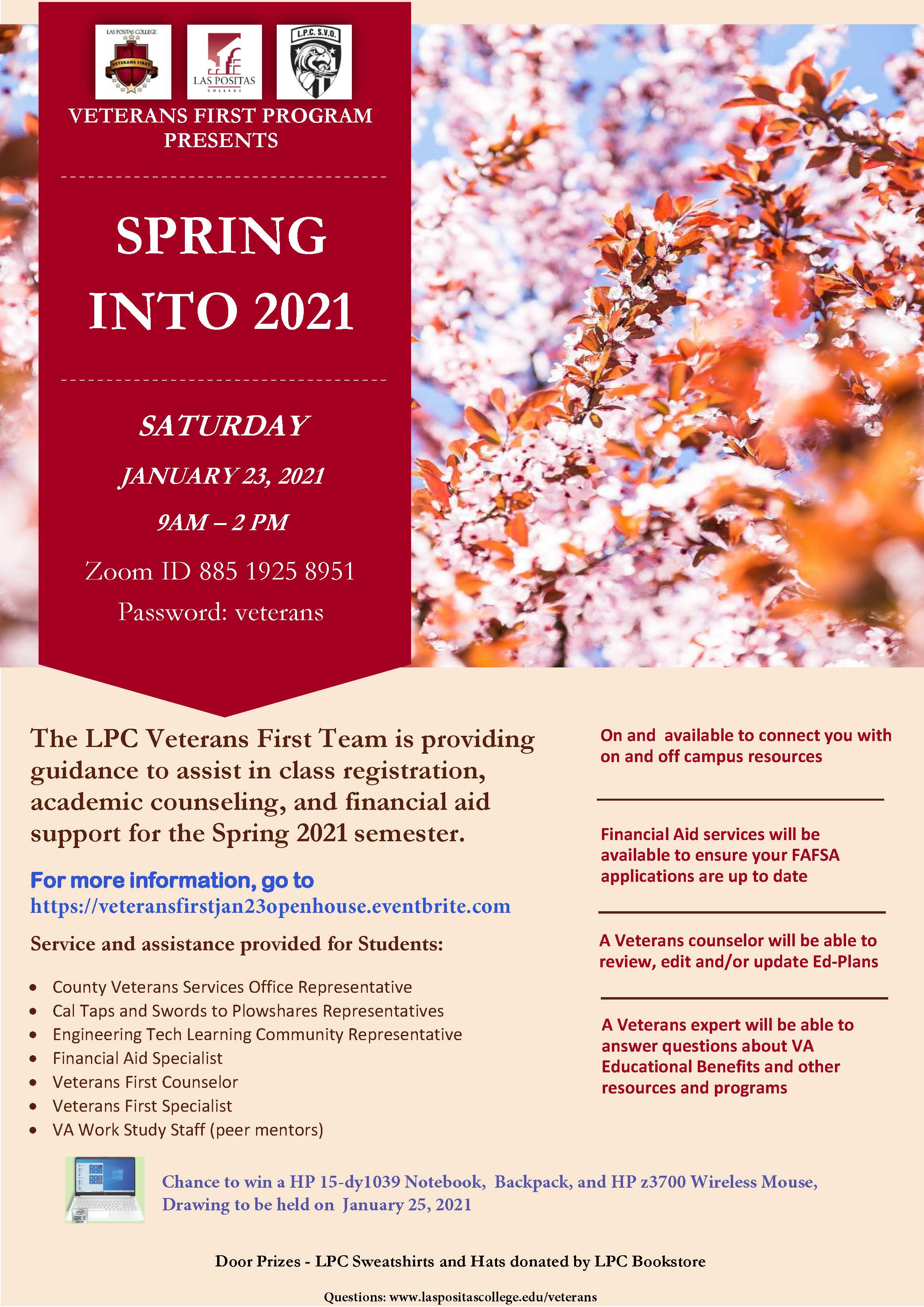 Veterans First Open House Flyer