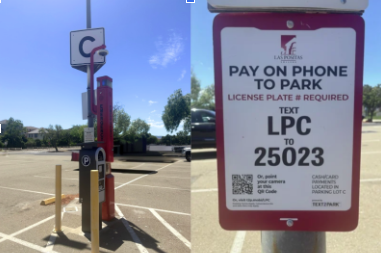 Parking Lot C parking kiosk