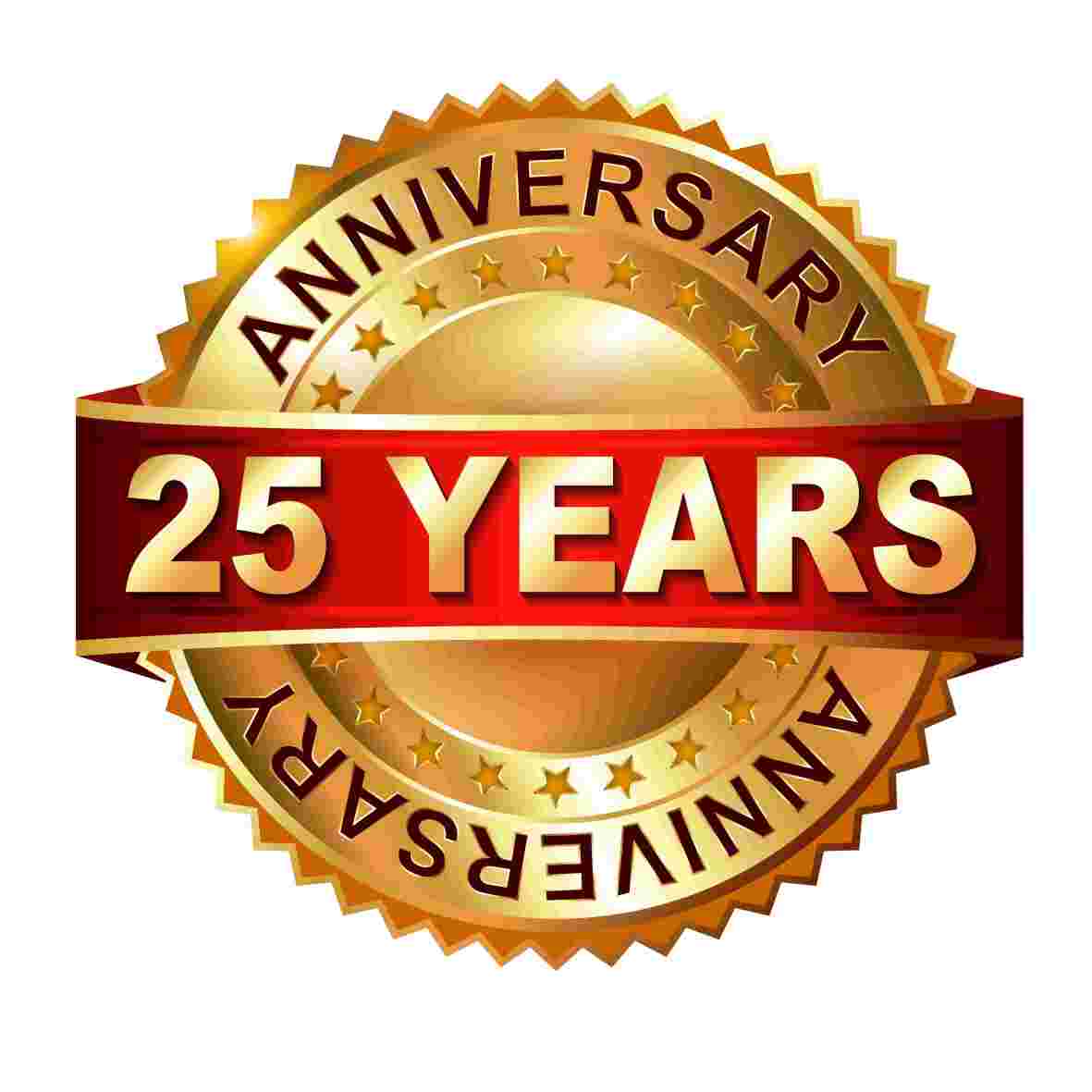 25 year rosette