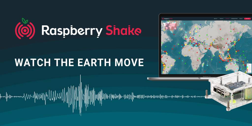 Raspberry Shake picture with graph