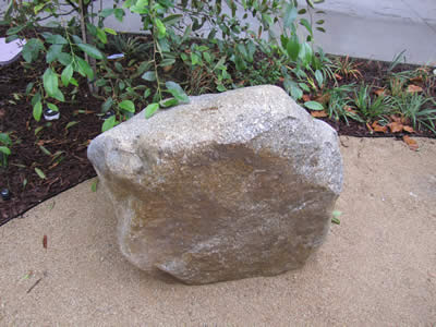 Granite boulder