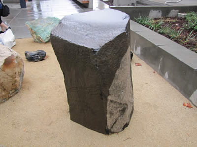 Hexagonal basalt
