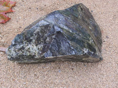 serpentine boulder