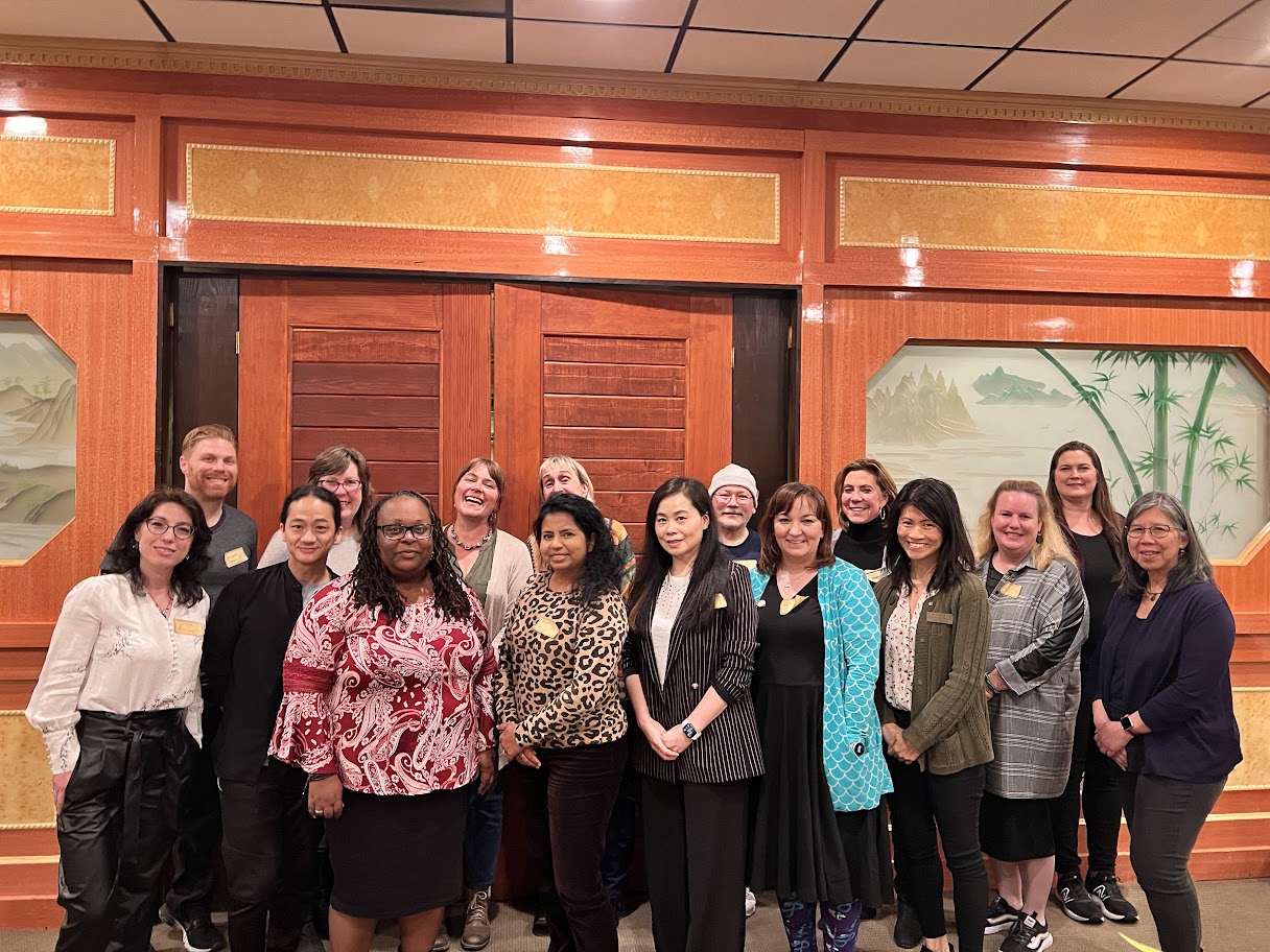 Group picture from Spring 2023 Teaching Institute Dinner