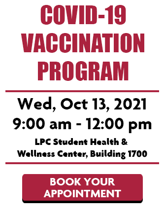 COVID-19 Vaccine Program July 14, 2021 9am-11am.