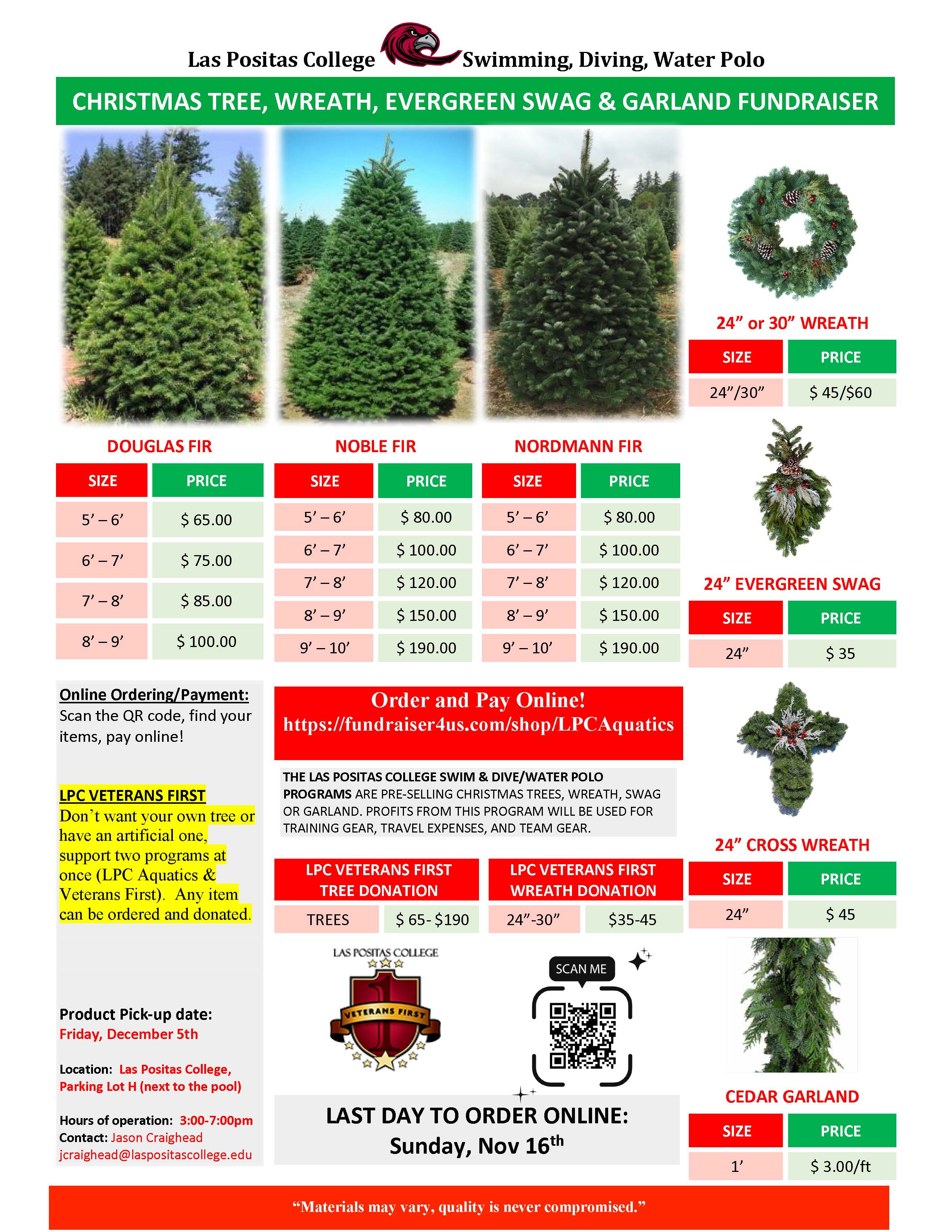 Christmas Tree Sales flier Christmas Tree Sales flier