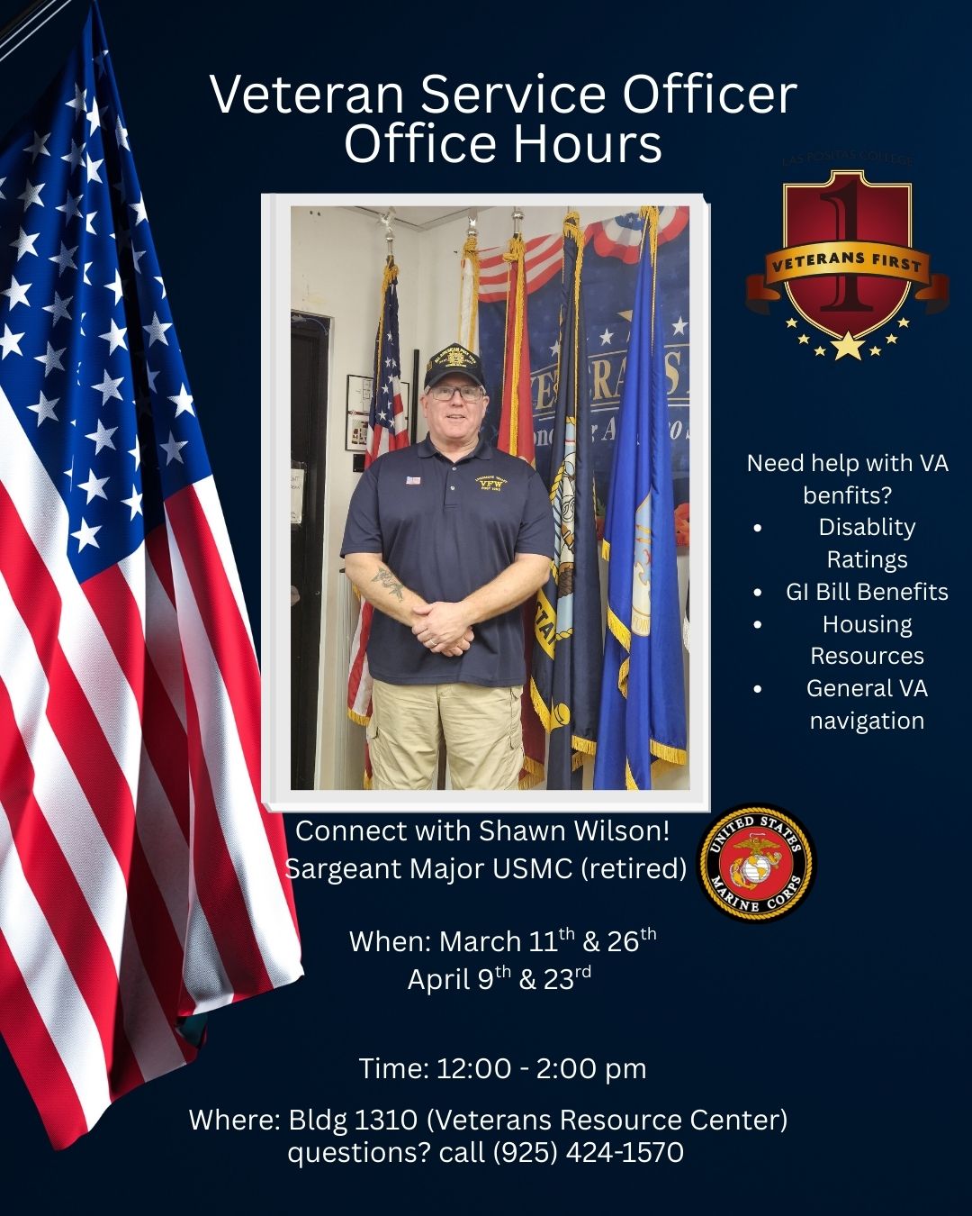 Veterans Officer Office Hours